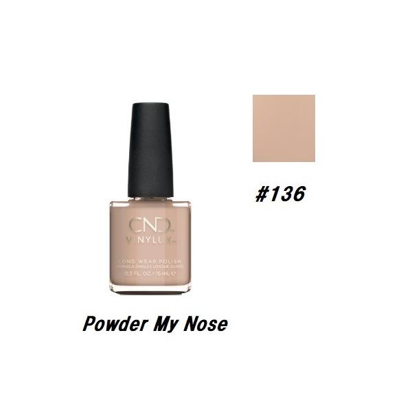 CND VINYLUX oCiNX J[|bV Powder My Nose 136 EB[N[|bV 15ml CND  }jLA lCObY Vi yz