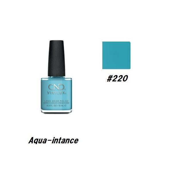 CND VINYLUX oCiNX J[|bV Aqua-intance 220 EB[N[|bV 15ml CND  }jLA lCObY Vi yz