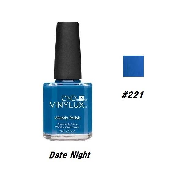 CND VINYLUX oCiNX J[|bV Date Night 221 EB[N[|bV 15ml CND  }jLA lCObY Vi yz