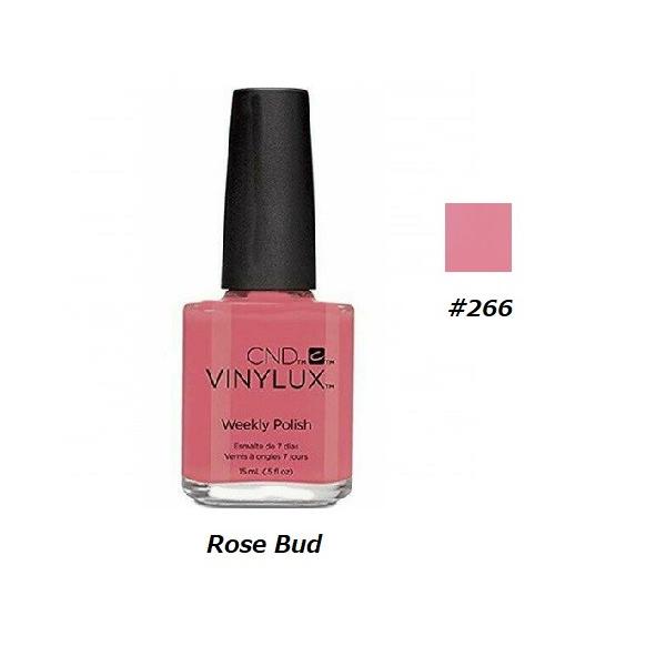 CND VINYLUX oCiNX J[|bV Rose Bud 266 EB[N[|bV 15ml CND  }jLA lCObY Vi yz