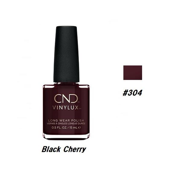 CND VINYLUX oCiNX J[|bV Black Cherry 304 EB[N[|bV 15ml CND  }jLA lCObY Vi yz