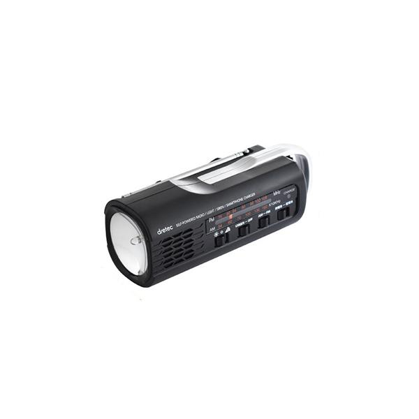 dretec hebN @\WICg 񂵉d PR-321BK ubN hЃObY  ЊQ΍ LEDCg USB[d dr [d  Vi 