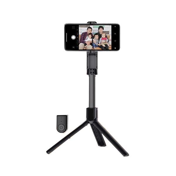 INOVA 三脚付ワイヤレスセルカ棒 Docile3 3R‐PFY03 自撮り棒 セルフィ 動画撮影 SNS投稿 ライブ配信 スマホスタンド iPhone/Android対応 Bluetoothリモコン付き シャッター 長さ調節可能 軽量 ...