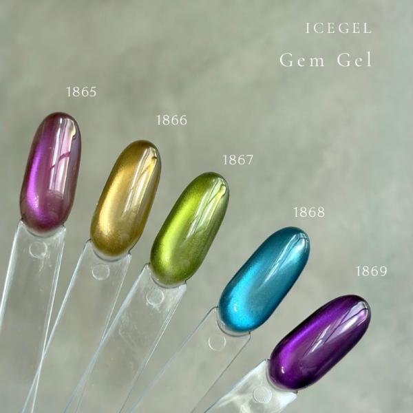 ICE GEL GENTLEON スターギャラクシージェル ジェム 3g 5色からご選択 1865-1869 マグネットジェル ジェルネイル パール グリッター アイスジェル 新品 送料無料