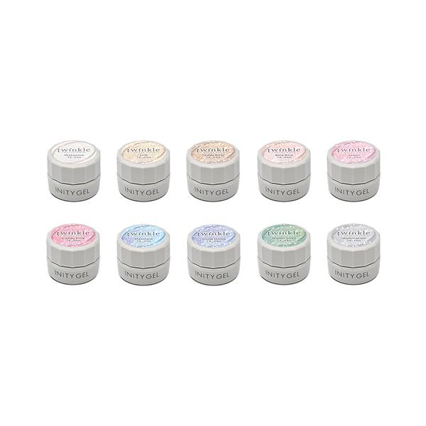 INITYLatte ネイルカラー 10個セット アイニティ INITY ハイエンドカラー 3g 10色からご選択 TK-01G