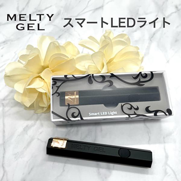 メルティジェル MELTY GEL スマートLED 3256 ハンディライト LEDライト ネイルライト ジェルライト 充電式 コードレス コンパクト 持ち運び 新品 送料無料