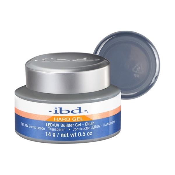 ネイル IBD LED&amp;UV ビルダージェル クリア clear 0.5oz 14g builder gel クリアジェル ジェルネイル LED対応 ネイリスト セルフネイル ハードジェル ネイルグッズ 【NEWボトル LED】 新...
