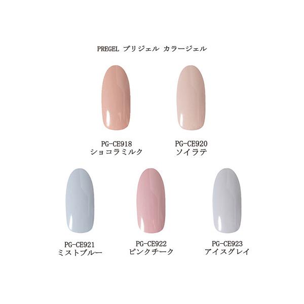 プリジェル カラージェル PG-CE918 PG-CE920 PG-CE921 PG-CE922