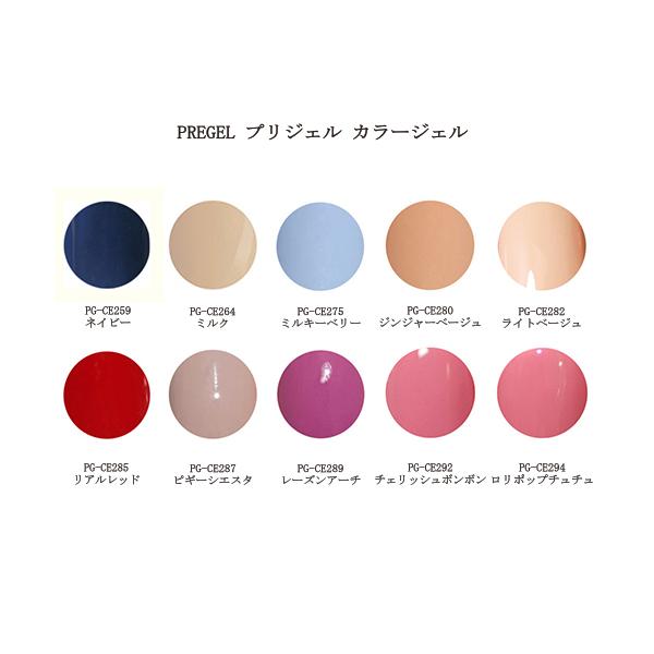 プリジェル　セット　ジェルネイル PREGEL プリジェル カラーEx ジェルネイル カラージェル
