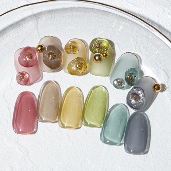 プリジェル PREGEL カラーEX 3g 【6色からご選択】 PG-CE970からPG-CE975 ステンドグラスシリーズ クリア 透明感 くすみ感 シンプル ワンカラー ニュアンスネイル カラージェル ソフトジェル ソークオフ ジェルネ...