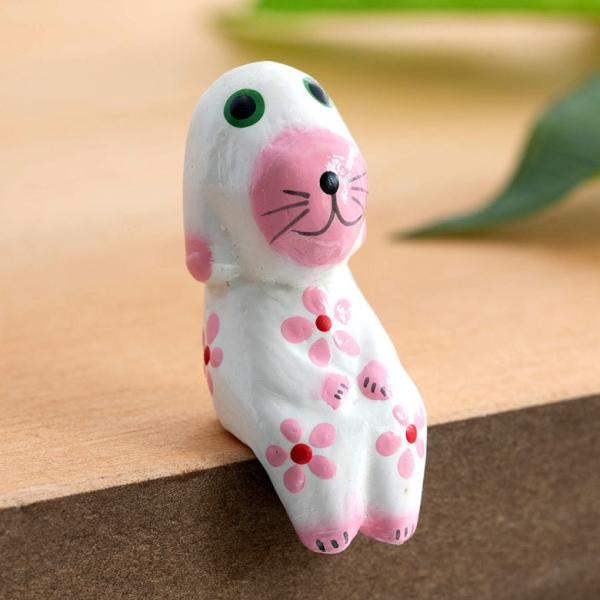 人形犬木彫り彫像オブジェ置物インテリア工芸品美術品A1119