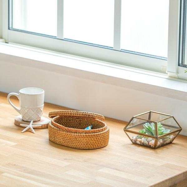 小物入れ おしゃれ 小物収納 フタ付き 小物ケース ハンドメイド デスク 卓上 蓋付き キッチン収納 ラタン 藤 ナチュラル 天然素材 かわいい アジア工房 Buyee Buyee 日本の通販商品 オークションの代理入札 代理購入