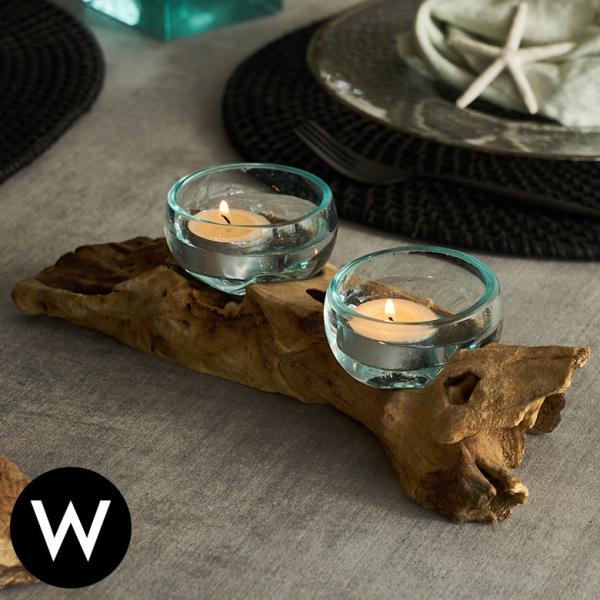 ■サイズ(cm)約 W 25 × D 13 × H 10※天然木を使用しております。サイズは3?4cmほど前後します。■重量約 1kg■素材リサイクルガラス・ウッド■生産国インドネシア■備考※天然素材を使用しておりますので、木の部分にはかな...