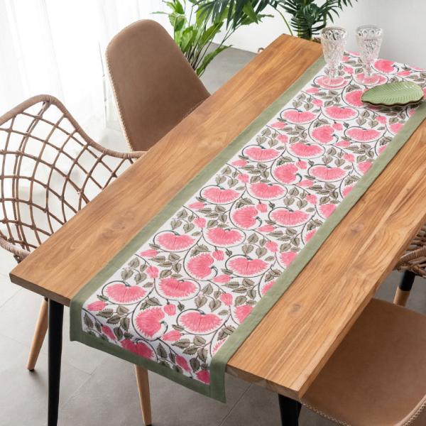 �e�[�u�������i�[ �C���h �u���b�N �v�����g �� �� �R�b�g�� W��150cm �e�[�u���J�o�[ �z �_�C�j���O ���b�h �A�W�A�� �G�X�j�b�N 34452-rd