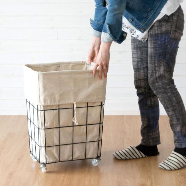 ランドリーバスケット 洗濯カゴ 洗濯物入れ ワイヤーバスケット 脱衣かご 洗濯物かご キャスター付き かご 収納 おしゃれ 収納ボックス 641 Buyee 日本代购平台 产品购物网站大全 Buyee一站式代购 Bot Online