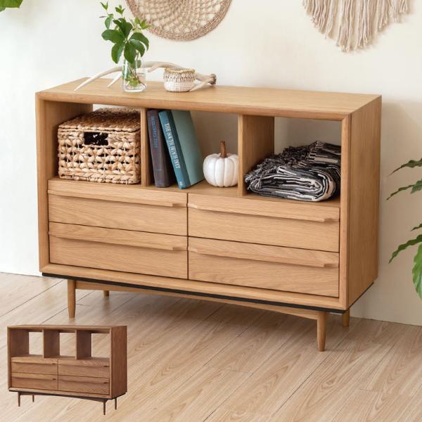 ジャーナルスタンダード ファニチャー /木製シェルフ 4段 引き出し付き ジャーナルスタンダード ファニチャー /木製シェルフ 4段
