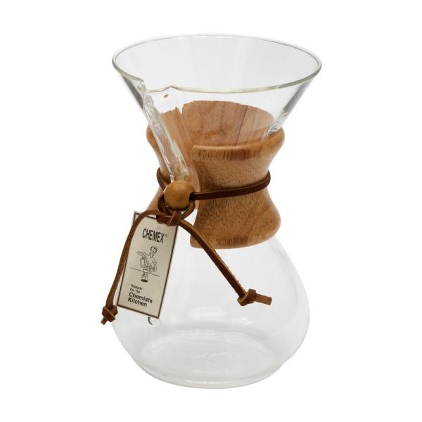 コーヒーメーカー ケメックス 6カップ ガラス 木製 ドリップ式 6杯用 サーバー 一体型 おしゃれ デザイン :92142:ELEMENTS