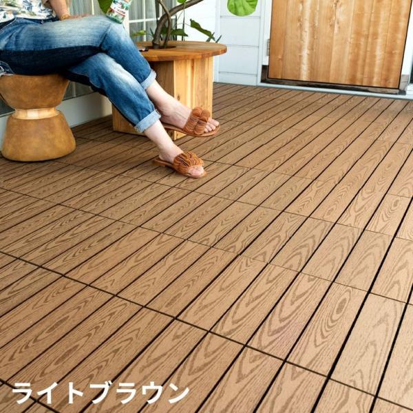 ウッドデッキタイル 人工木 木目柄 ジョイント式 枚セット ウッドタイル Diy テラス バルコニー 床材 ガーデン B 65 Buyee Buyee Japanese Proxy Service Buy From Japan Bot Online