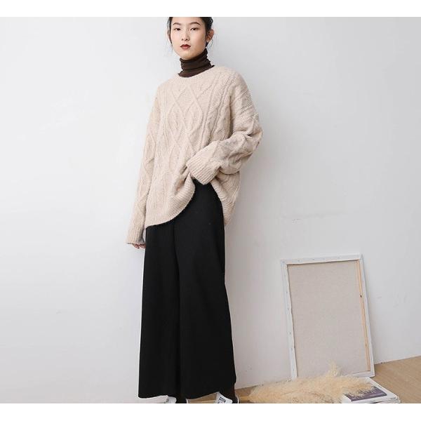 レディース アンクルパンツ ワイドレッグパンツ ハイウエスト 半端丈 クロップド シンプル ボトムス カジュアル キュート 可愛い フェミニン きれいめ エレガント おしゃれ お出かけ オフィス デイリー 普段着 ホワイト ブラック S M 送料無料