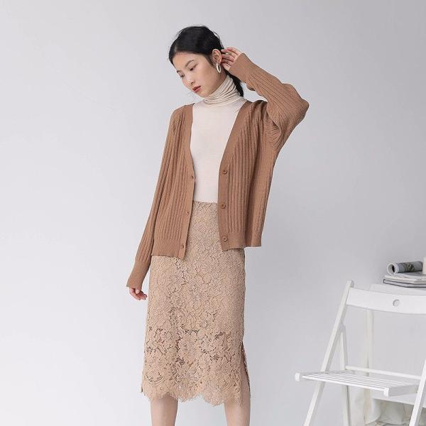 レディース カーディガン Vネック 羽織 ニット ジャケット コート トップス アウター カジュアル 長袖 大人 可愛い フェミニン きれいめ エレガント おしゃれ お出かけ デイリー オフィス 普段着 ピンク S M L サイズ 送料無料