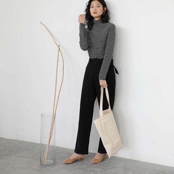 レディース アンクルパンツ ハイウエスト 半端丈 クロップド シンプル ボトムス カジュアル キュート 可愛い フェミニン きれいめ エレガント おしゃれ お出かけ オフィス デイリー 普段着 カーキ ベージュ ブラック S M L サイズ 送料無料