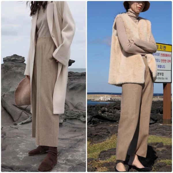 レディース アンクルパンツ ハイウエスト ワイドレッグパンツ 半端丈 クロップド シンプル ボトムス カジュアル キュート 可愛い フェミニン きれいめ エレガント おしゃれ お出かけ オフィス デイリー カーキ ベージュ ブラウン ブラック 送料無料