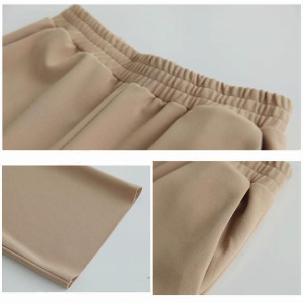 レディース アンクルパンツ ハイウエスト 半端丈 クロップド シンプル ボトムス カジュアル キュート 可愛い フェミニン きれいめ エレガント おしゃれ お出かけ オフィス デイリー 普段着 カーキ ベージュ ブラウン ブラック 送料無料
