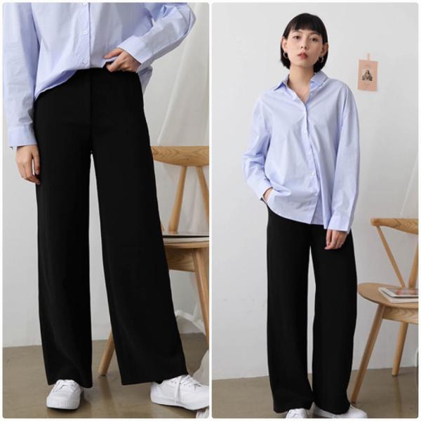 レディース アンクルパンツ ワイドレッグパンツ ハイウエスト シンプル ボトムス カジュアル キュート 可愛い フェミニン きれいめ エレガント おしゃれ お出かけ オフィス デイリー 普段着 ブラック ブラウン グリーン S M Lサイズ 送料無料