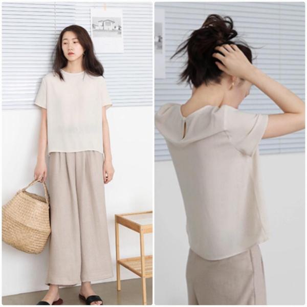 レディース Tシャツ シンプル 半袖 無地 カットソー クルーネック 夏 春 トップス カジュアル キュート 大人 可愛い フェミニン おしゃれ お出かけ 普段着 デイリー イエロー グリーン ブラウン ベージュ フリーサイズ 送料無料