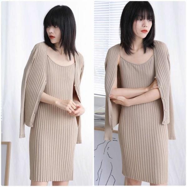 レディース カーディガン ニット セーター Vネック 羽織 長袖 無地 シンプル トップス カジュアル キュート 大人 可愛い フェミニン おしゃれ お出かけ オフィス デイリー 普段着 ブラック ブラウン グレー ベージュ フリーサイズ 送料無料