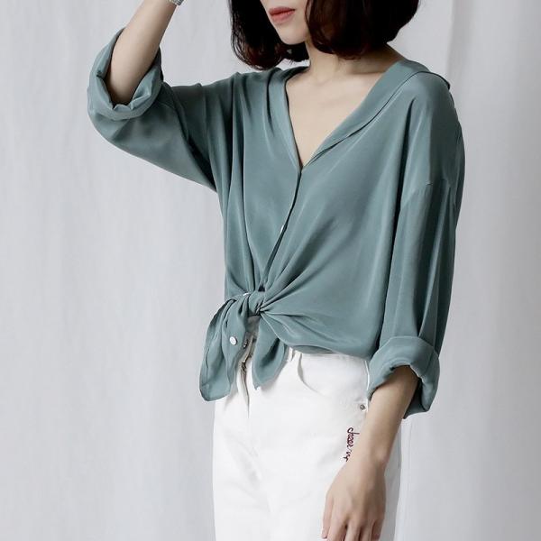 レディース トップス カーディガン Vネック 薄手 長袖 ゆったり 無地 カジュアル 大人可愛い フェミニン オフィス デイリー お出かけ デート エアコン対策 ホワイト ブルー フリーサイズ 送料無料