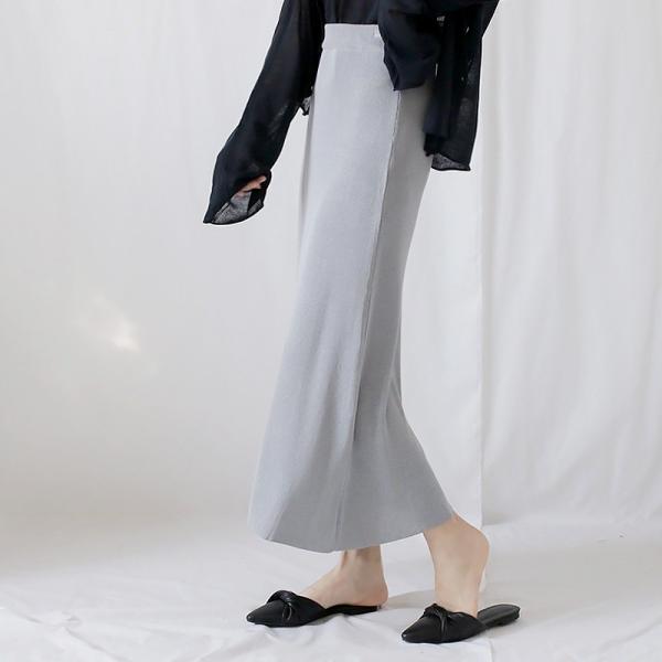 レディース フィッシュテールスカート ハイウエスト マキシ丈 無地 シンプル アシンメトリー ボトムス カジュアル キュート 大人 可愛い フェミニン きれいめ おしゃれ お出かけ デイリー 二次会 お呼ばれ ブルーグレー ピンクグレー 送料無料