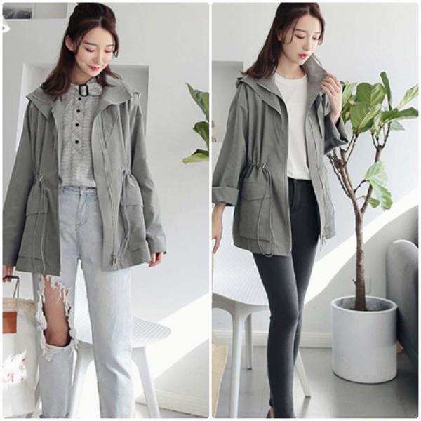 レディース ジャケット コート 首元リボン 羽織 アウター カジュアル 長袖 キュート 大人 可愛い フェミニン きれいめ エレガント おしゃれ お出かけ デイリー オフィス 普段着 グリーン フリーサイズ ワンサイズ 送料無料