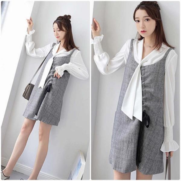 レディース ワンピース ノースリーブ チェック柄 リボン ミニ丈 春 夏 スカート カジュアル キュート 可愛い フェミニン きれいめ 上品 エレガント おしゃれ お出かけ お呼ばれ グレー S M L サイズ 送料無料