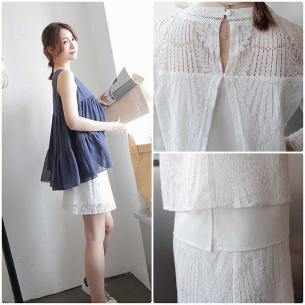 レディース ブラウス スカート ミニ丈 総レース セットアップ 上下別売り 七分袖 カジュアル キュート 可愛い フェミニン きれいめ 上品 エレガント おしゃれ お出かけ デイリー お呼ばれ ホワイト S M L サイズ 送料無料