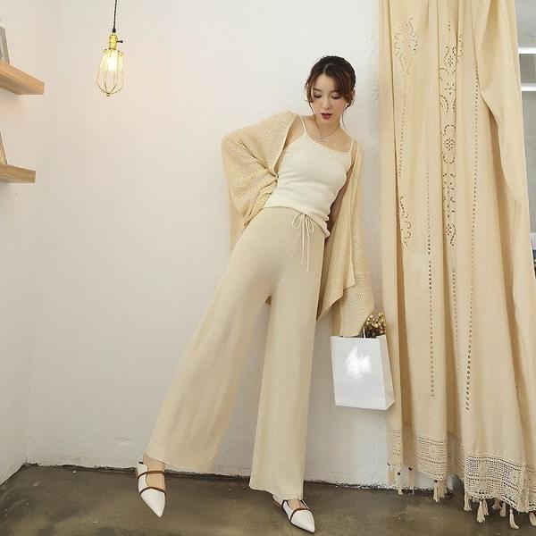 レディース　トップス　ニット　ロング　カーディガン　長袖　ゆったり　無地　カジュアル　大人可愛い　フェミニン　オフィス　お出かけ　デート　デイリー　ベージュ　グレー　ピンク　フリーサイズ　送料無料