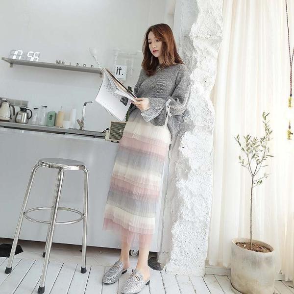 レディース　ボトムス　ティアード　スカート　無地　ミモレ丈　夏　カジュアル　大人可愛い　エレガント　フェミニン　オフィス　お出かけ　デート　デイリー　ピンク　ベージュ　フリーサイズ　送料無料