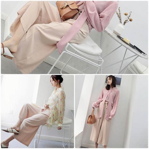 レディース　ワイドレッグパンツ　半端丈　クロップドパンツ　シンプル　ボトムス　カジュアル　キュート　可愛い　フェミニン　きれいめ　エレガント　おしゃれ　お出かけ　オフィス　デイリー　普段着　ベージュ　S　M　L　サイズ　送料無料