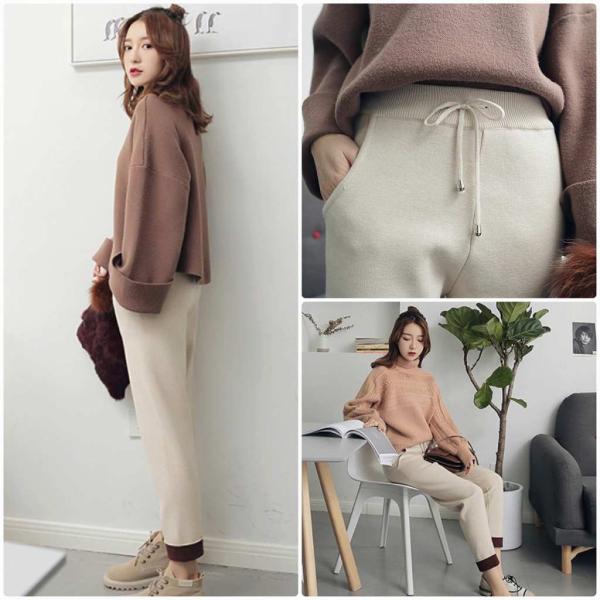 レディース　半端丈　クロップドパンツ　シンプル　ボトムス　ハイウエスト　カジュアル　キュート　可愛い　フェミニン　きれいめ　エレガント　おしゃれ　お出かけ　オフィス　デイリー　普段着　ベージュ　フリーサイズ　送料無料