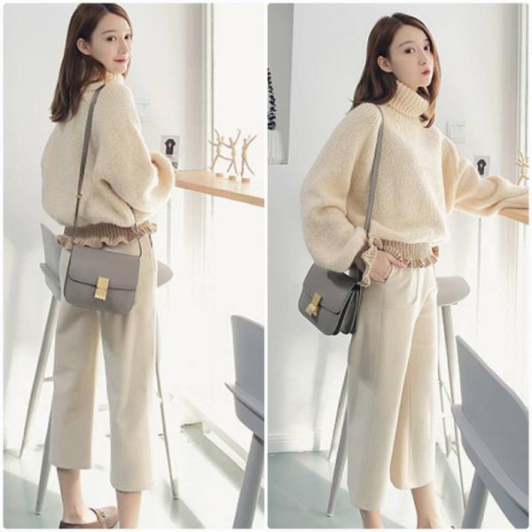 レディース　ストレートパンツ　半端丈　クロップドパンツ　ストレッチ　シンプル　ボトムス　カジュアル　キュート　可愛い　フェミニン　きれいめ　エレガント　おしゃれ　お出かけ　オフィス　デイリー　普段着　ブラック　ベージュ　S　M　L　サイズ　送料無料