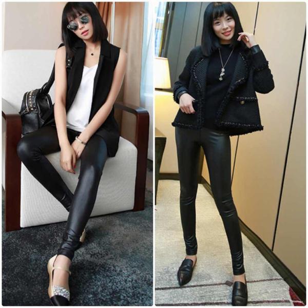 レディース　レギンスパンツ　光沢　無地　タイト　スリム　シンプル　ボトムス　カジュアル　キュート　可愛い　フェミニン　きれいめ　おしゃれ　お出かけ　デイリー　オフィス　普段着　ブラック　黒　XS　S　M　L　XL　サイズ　送料無料