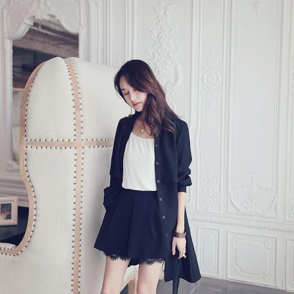 レディース　リネン　ワンピース　シャツワンピ　腰紐　ミニ丈　ハイウエスト　長袖　カジュアル　キュート　可愛い　フェミニン　きれいめ　上品　エレガント　おしゃれ　お出かけ　お呼ばれ　ブルー　ブラック　S　M　L　サイズ　送料無料