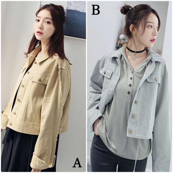 レディース　シャツジャケット　ボタン　アウター　カジュアル　長袖　キュート　大人　可愛い　フェミニン　きれいめ　エレガント　おしゃれ　お出かけ　お呼ばれ　デイリー　オフィス　普段着　カーキ　グレー　S　M　サイズ　送料無料