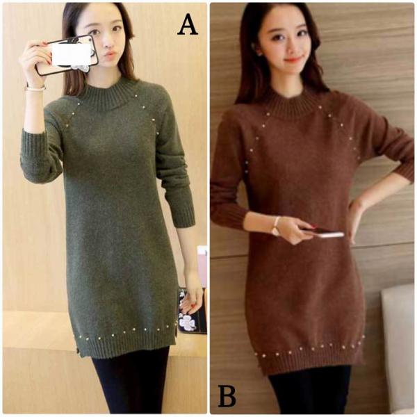 レディース　ワンピース　ニットワンピ　ハイネック　ミニ丈　スリム　タイト　長袖　スカート　カジュアル　キュート　可愛い　フェミニン　きれいめ　上品　エレガント　おしゃれ　お出かけ　お呼ばれ　ブラック　ブラウン　オリーブ　レッド　ネイビー　送料無料