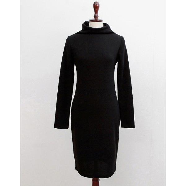 レディース　ワンピース　タートルネック　ミディ丈　タイト　スリム　長袖　スカート　カジュアル　キュート　可愛い　フェミニン　きれいめ　上品　エレガント　おしゃれ　お出かけ　お呼ばれ　レッド　オリーブ　ブラック　S　M　L　XL　XXL　大きいサイズ　送料無料