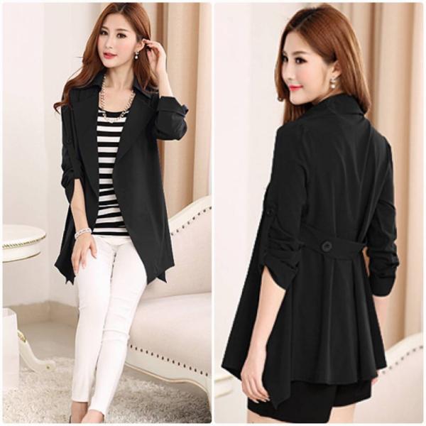 レディース　トレンチコート　ジャケット　薄手　アウター　カジュアル　長袖　キュート　大人　可愛い　フェミニン　きれいめ　エレガント　おしゃれ　お出かけ　お呼ばれ　デイリー　オフィス　普段着　グリーン　ブラック　ネイビー　大きいサイズ　送料無料