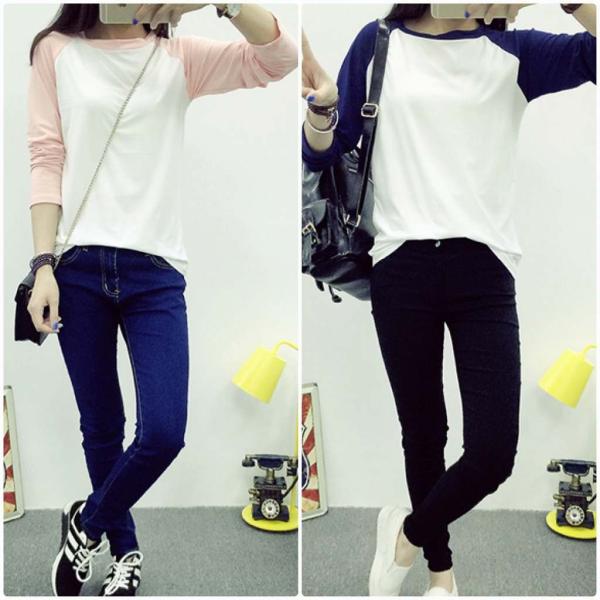 レディース　Tシャツ　長袖　ラグランスリーブ　ロングTシャツ　ロンT　トップス　カジュアル　キュート　大人　可愛い　フェミニン　おしゃれ　お出かけ　普段着　デイリー　ネイビー　グレー　ブラック　ピンク　M　L　XL　2XL　大きいサイズ　送料無料