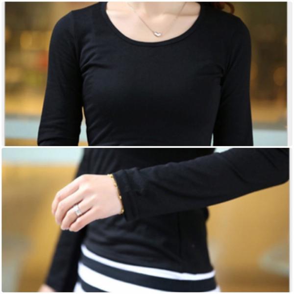 レディース　ワンピース　ミニ丈　ボーダー　ラウンドネック　タイト　スリム　長袖　スカート　カジュアル　キュート　可愛い　フェミニン　きれいめ　上品　エレガント　おしゃれ　お出かけ　お呼ばれ　ブラック　S　M　L　XL　2XL　大きいサイズ　送料無料