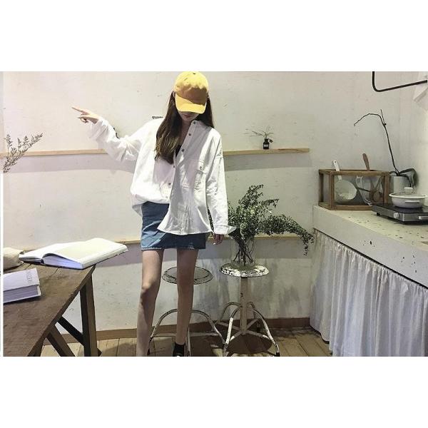 レディース　デニム　シャツジャケット　オーバーサイズ　ブラウス　長袖　トップス　秋　冬　カジュアル　キュート　可愛い　フェミニン　きれいめ　上品　エレガント　おしゃれ　お出かけ　オフィス　デート　デイリー　ホワイト　ベージュ　フリーサイズ　送料無料