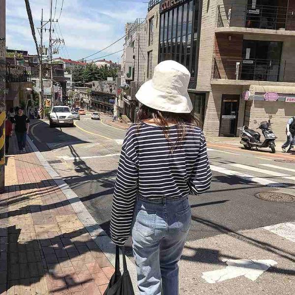 レディース　Tシャツ　長袖　ボーダー　ロングTシャツ　ロンT　トップス　カジュアル　キュート　大人　可愛い　フェミニン　おしゃれ　お出かけ　普段着　デイリー　ネイビー×ホワイト　グリーン×ホワイト　ネイビー×グリーン　ブラック×ホワイト　送料無料